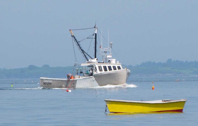 A fishing boat off Chebeague Island.