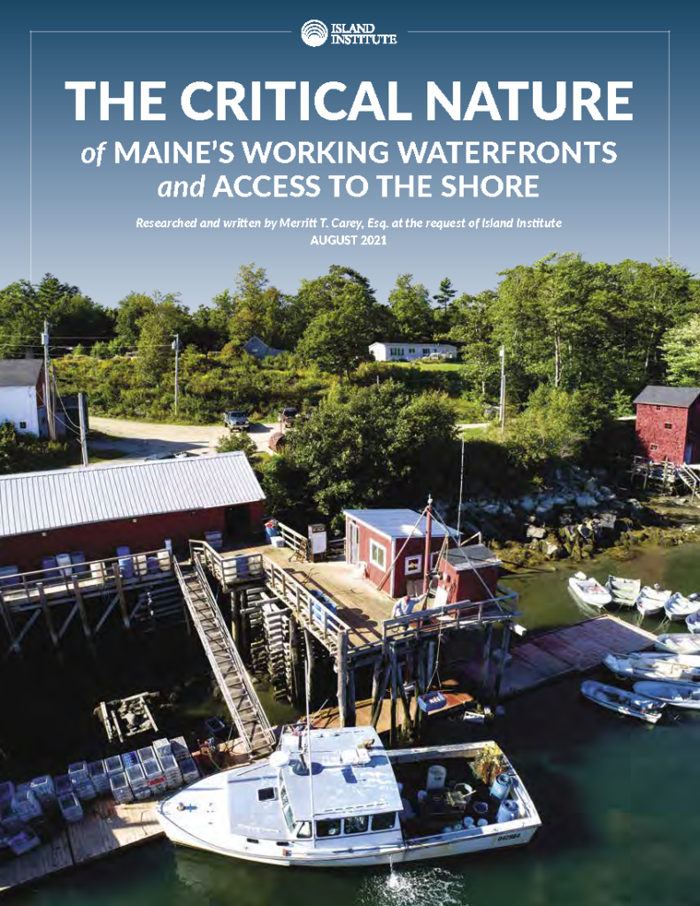 Save Maine's Working Waterfront - Island Institute
