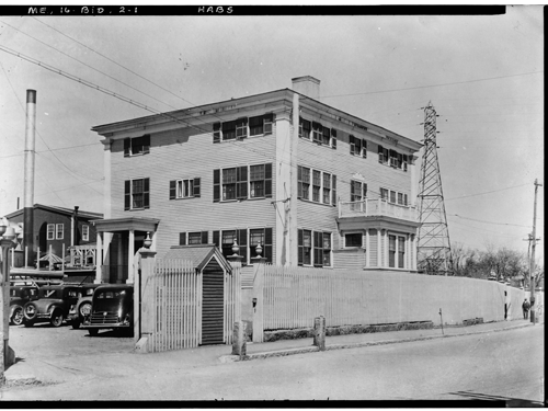 The Lafayette House in Biddeford as documented in 1936.