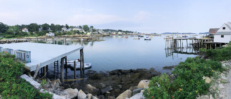 Stonington's working waterfront. PHOTO: TOM GROENING