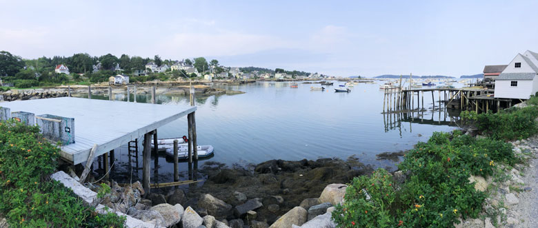 Stonington's working waterfront. PHOTO: TOM GROENING