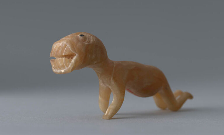 A baby seal tupilak made by an unidentified Inuk artist. PHOTO: COURTESY PEARY-MacMILLAN MUSEUM