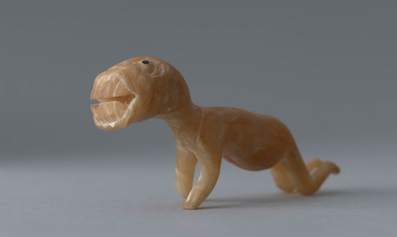 A baby seal tupilak made by an unidentified Inuk artist. PHOTO: COURTESY PEARY-MacMILLAN MUSEUM