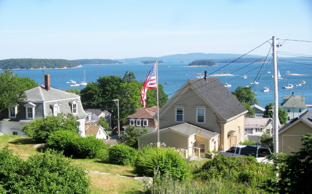 overlooking Stonington Harbor