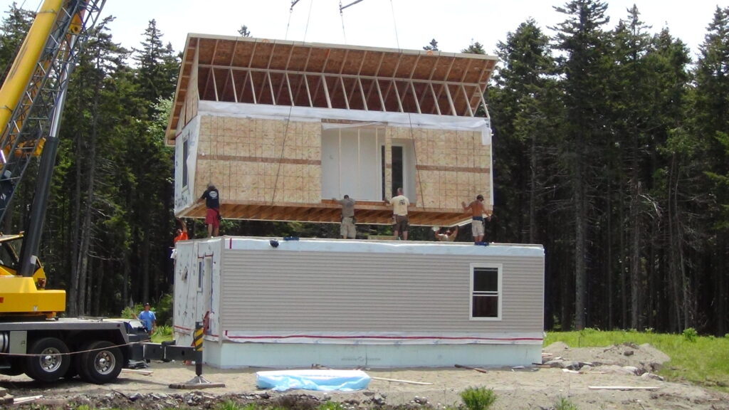 installation of a modular home