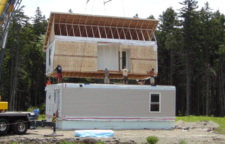 installation of a modular home