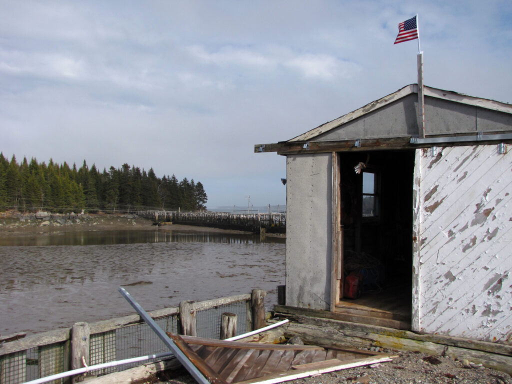 shack in harbor