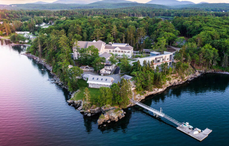 aerial view of MDI biological laboratory