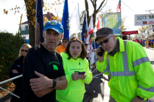 Awaiting word from the pace car during the MDI Marathon.