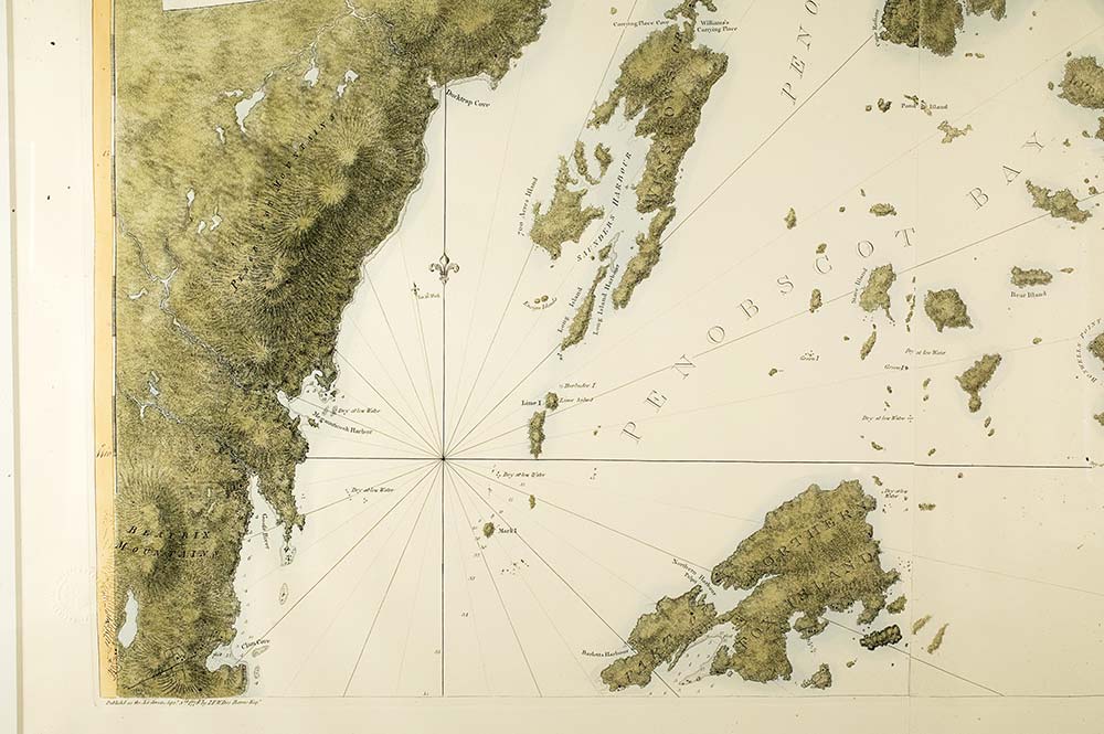 Old map penobscot bay